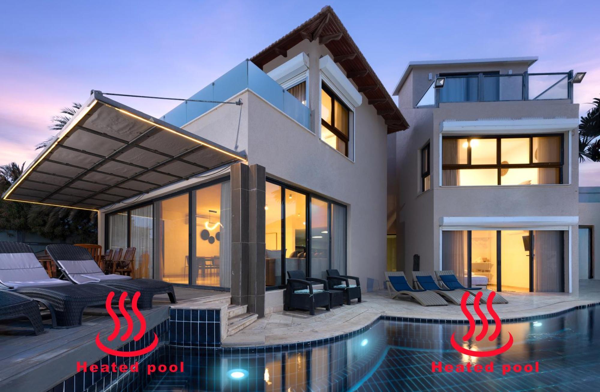 Villa Daniela Heated Pool וילה דניאלה בריכה מחוממת إيلات المظهر الخارجي الصورة